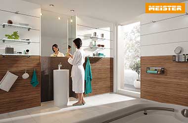 Systempaneele SP 400 | Kernwalnuss 4048 | Holznachbildung und Cremeweiß 4014 | Dekor